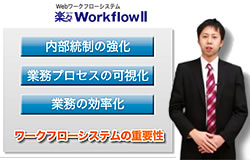 webワークフローシステム　楽々WorkflowII
