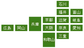 開催エリアマップ
