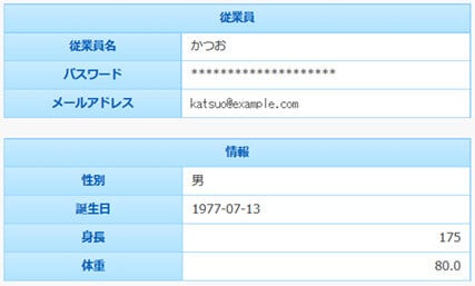 かつおが作った設定の実行結果
