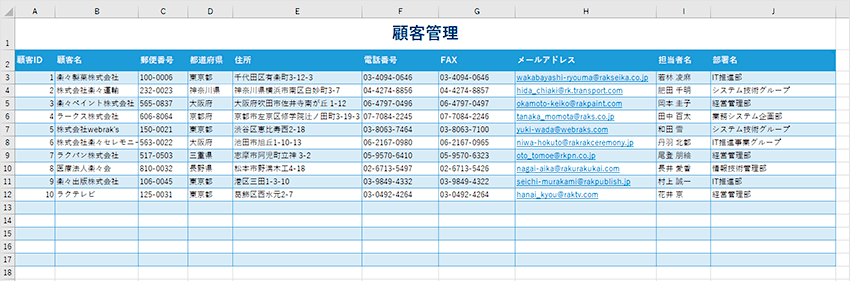 できること 顧客管理をしてみよう できること 顧客管理をしてみよう