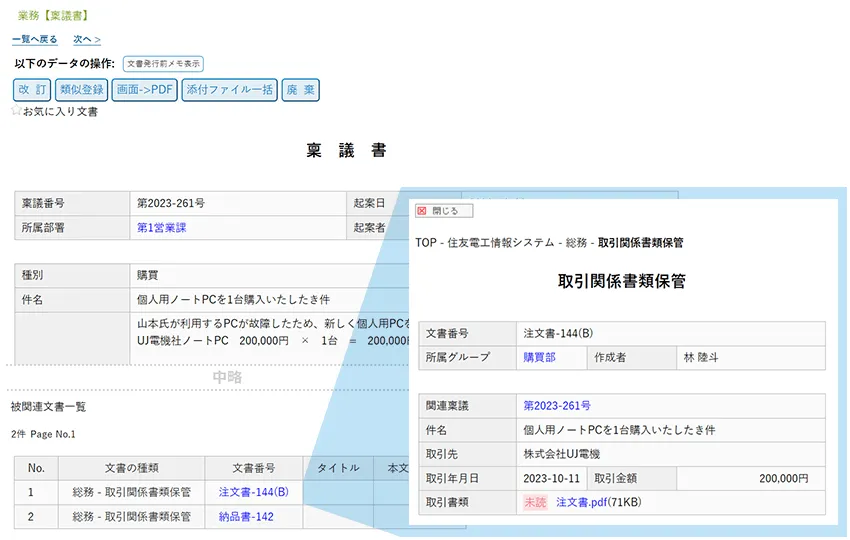 稟議書