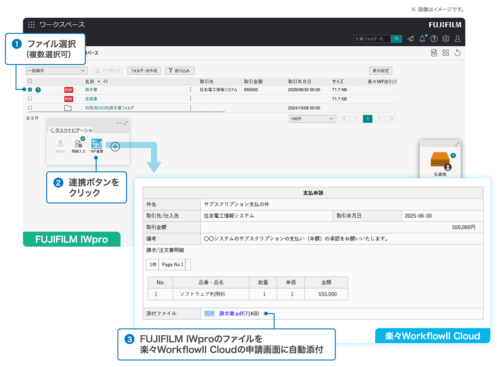 連携画面イメージ